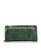 Trip Camel Wallet Genuine Vintage Soft Leather 532green