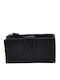 Leather 100 Portofel Dama Din Piele Cod 33-wallet-1456 Negru
