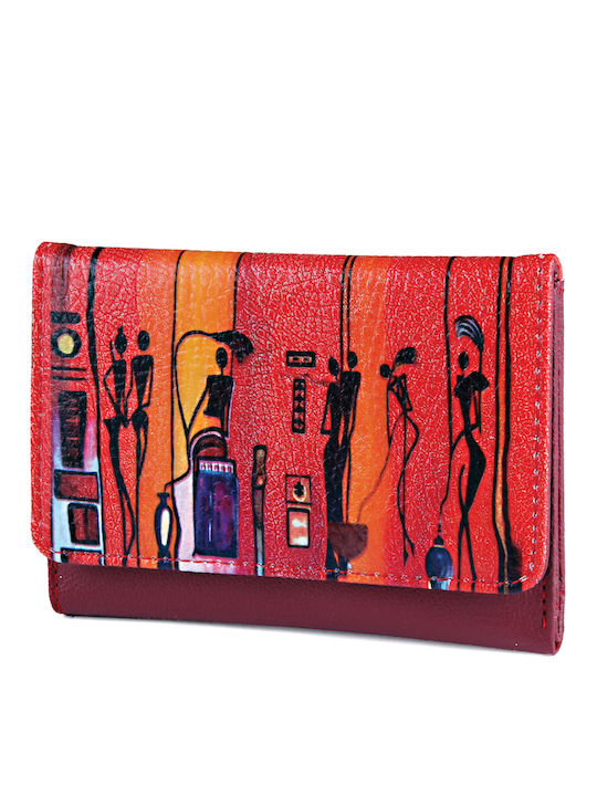 Unisex Pera Basic Wallet Wallet Africa Burgundy