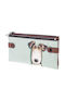 Large Wallet With Built-In Smartphone Pocket Dog Design Brown Tan Pera Vegan Smart Wallet S Dog Brown