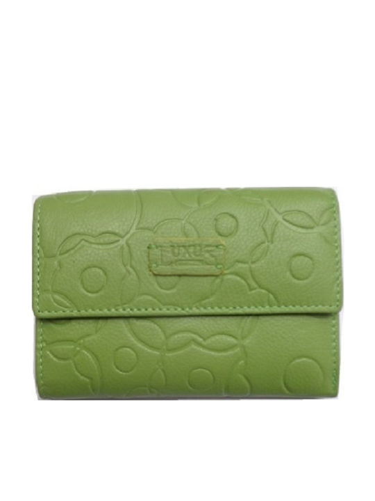 Luxus X 7002-2 Leder Grüne Damenbrieftasche