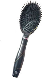 Beautifly Βούρτσα Μαλλιών Μαξιλαράκι Black Paint
