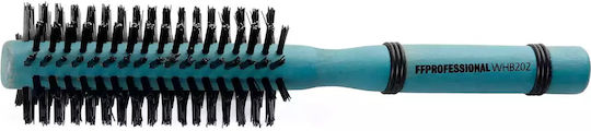 Ffprofessional Wooden Hair Brush Blue Line No Whb202 45mm