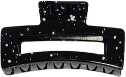 Γυναικείο Fashion Clip Κλάμερ Κοκάλινο Black Spot 11cm