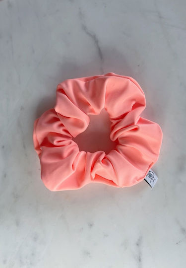 Glossy Hair Clip Peach Scr17-Peach