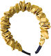 Satin Hair Headband Scrunchies Yellow