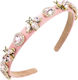 Haar Stirnbänder Matt Bienen Strass & Perlen Rosa