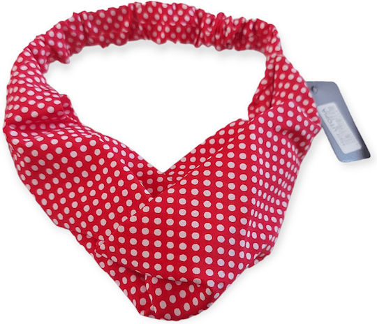 Women’s Polka Dot Hair Band 10338 Hairutopia Red