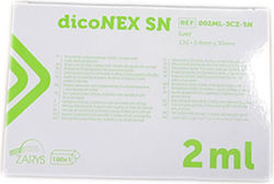 Zarys Diconex Sn 2ml Luer Needle 21G 0.6mm x 30mm 100 Pieces