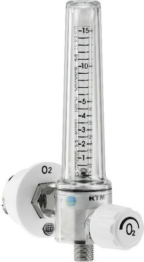 Wall-Mounted Single Oxygen Flowmeter 0-15lt/min – Rtm3