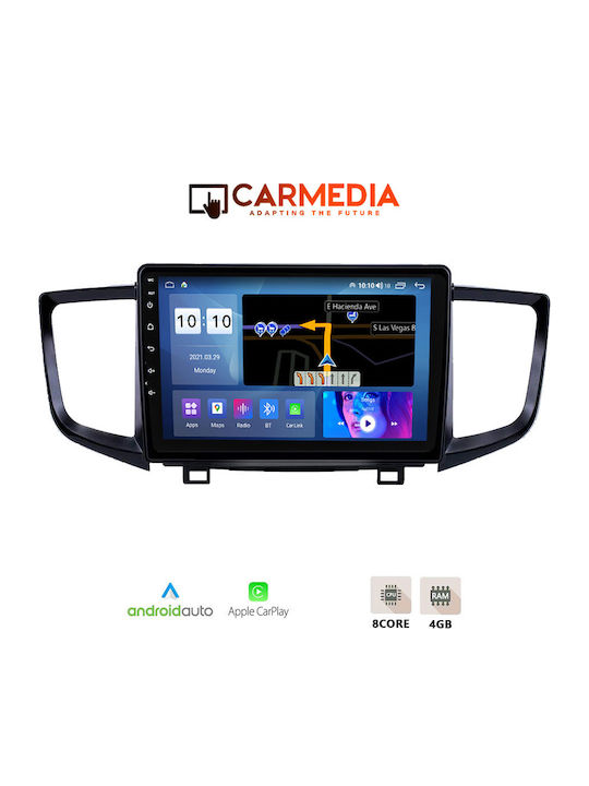 Carmedia Car Audio System for Honda Pilot 2016-2019 (Bluetooth/USB/WiFi/GPS/Apple-Carplay/Android-Auto) with Touch Screen 9"