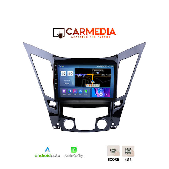 Carmedia Ηχοσύστημα Αυτοκινήτου για Hyundai i40 2011 (Bluetooth/USB/WiFi/GPS/Apple-Carplay/Android-Auto) με Οθόνη Αφής 9"