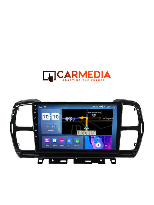 Carmedia Car Audio System for Citroen C5 Aircross 2017-2021 (Bluetooth/USB/WiFi/GPS/Apple-Carplay/Android-Auto) with Touch Screen 9"