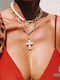 Ghetto Damen Kreuz mit Kette