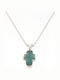 Ios Women's Cross from Silver with Chain
