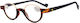 Cammello 23016B Reading Glasses +2.00 Black Demi