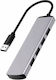 Hub 4 Θυρών USB 3.1 με σύνδεση USB-A Ασημί