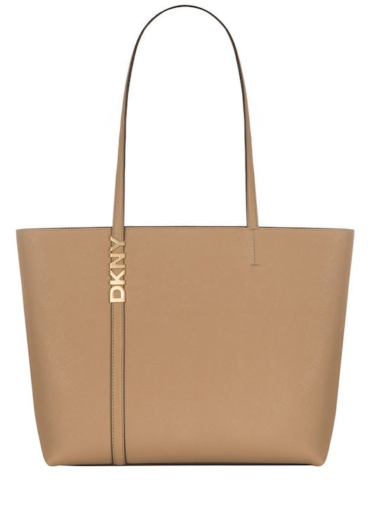 DKNY DKNY Damen Leder Tote Handtasche Beige