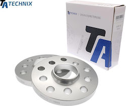 Ta Technix Αποστάτες Τροχών Αυτοκινήτου 15mm (5x100) για Volkswagen Golf 2τμχ