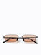 Common Sense Men's Sunglasses with Black Metal Frame and Black Lens 489294