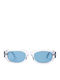 Faos Mykonos Men's Sunglasses with Transparent Horn-Rimmed Frame and Transparent Lens 489384