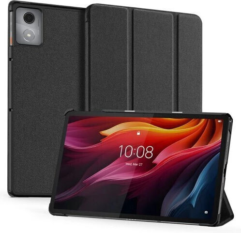 Flip Cover Din Piele Neagră Lenovo Tab K11 Plus