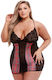 Teachers Pet Babydoll Μαθήτρια Μαύρο Q