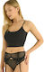 Women's Garters Set String Vanilya Secret Ashley Black