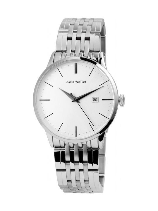 Just Watch Uhr Batterie mit Metallarmband