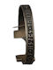 Norwegian Style Metal Bracelet In Bronze Shade Carved Molfs