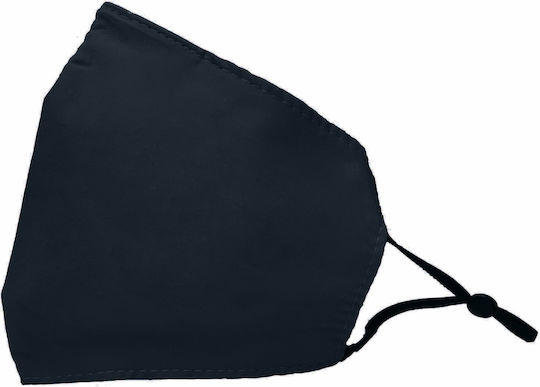 Classic C Mask Fabric Adjustable Reusable Protective Mask 1 Piece Black