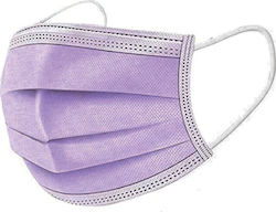 Medical Face Masks Type Iir 3ply Μάσκες Χειρουργικές Προσώπου Λάστιχο Μωβ 50 Τεμάχια Medical Face Masks Type Iir 3ply Μάσκες Χειρουργικές Προσώπου Λάστιχο Μωβ 50 Τεμάχια