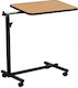 Rolling Table Reclining Easy Wood Imitation
