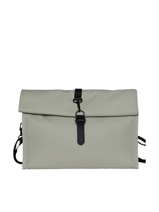 Geantă Messenger Rains Rolltop Messenger 13940-gri cement