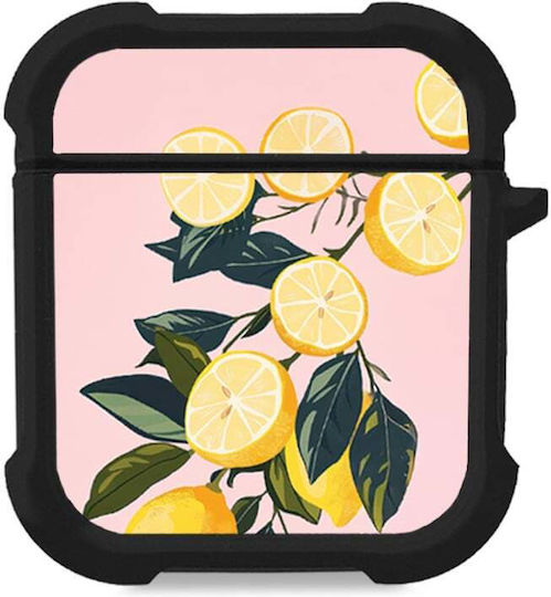 Θήκη Σιλικόνης Sonique Fruit Series Airpods 1/2 Λεμόνι