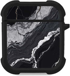 Калъф Силикон Marble Series AirPods 1/2 Черен 02