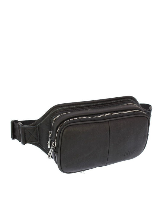 Annie Leder Gürteltasche Echtes Leder Schwarze ...