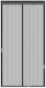 Insect Screen Magnetic Closure Width 80-100cm Height 210-220cm Gray