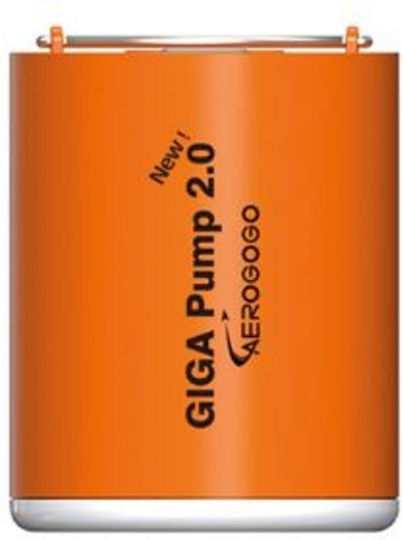 Aerogogo Giga Pump 2.0 Επαναφορτιζόμενη Ηλεκτρική Τρόμπα για Φουσκωτά Πορτοκαλί Led