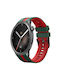 Amazfit Balance 22mm Two-Tone Sports Silicone Bracelet Green+Red