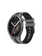 Amazfit Balance Brățară Sport Dublu Culoare din Silicon Gri+Negru 22mm
