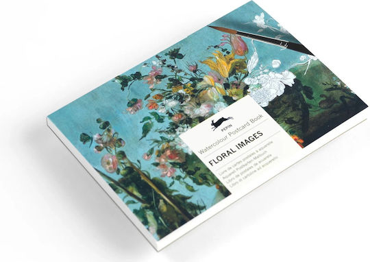 Watercolour Postcard Book Floral