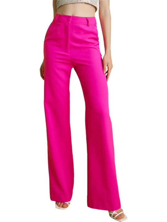 MY T Γυναικείο Υφασμάτινο Παντελόνι Fuchsia
