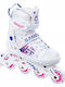 Raven Inline Αυξομειούμενα Rollers Λευκά Παιδικά