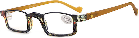 Cammello Lesebrille +1.50 in Braun Farbe