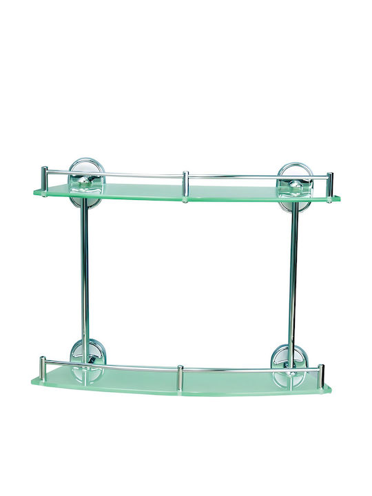 Inter Ceramic An der Wand montiert Badezimmerregal Glas