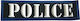 Survivors Police 3d Pvc Patch Blue White
