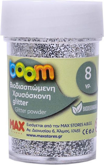 Boom Sclipici Biodegradabil 8g Argintiu Mtjf-2h24pbts