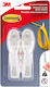 Kabelclips 2 Haken + 2 Mittlere Bänder 3m Command17304