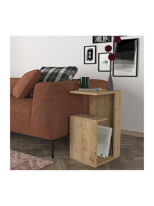 Rechteckig Beistelltisch Rosana Holz Sapphire Oak B35xT29.5xH60cm
